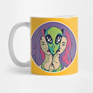 Alien Infiltrator Girl Mug